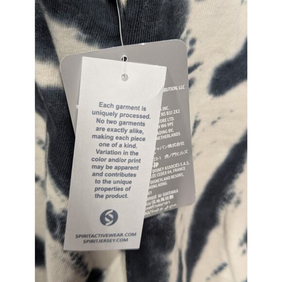 NWT Disney Parks Marvel Avengers Super Hero Black Tie Dye Spirit Jersey MEDIUM - Picture 6 of 11